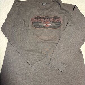 Harley-Davidson Charcoal Long Sleeve Tee